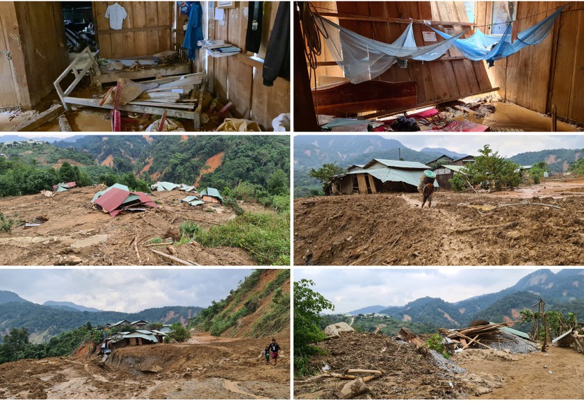 Phuoc Loc Commune chaos after storm, landside, flashflood ảnh 1