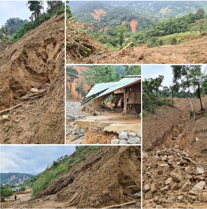 Phuoc Loc Commune chaos after storm, landside, flashflood ảnh 2