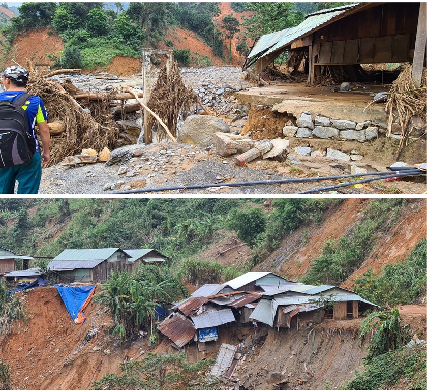 Phuoc Loc Commune chaos after storm, landside, flashflood ảnh 7