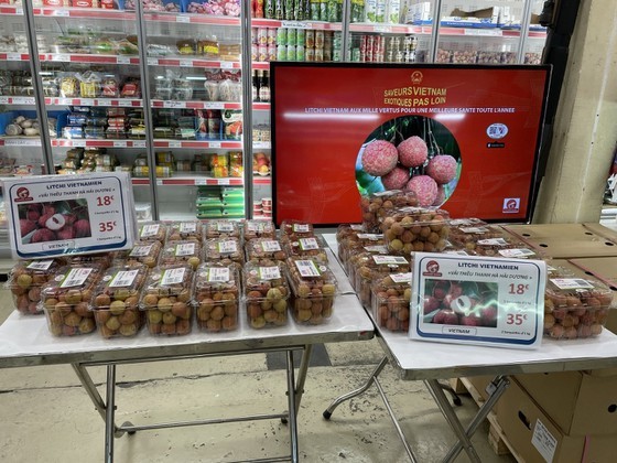Vietnamese lychees sold at US$22 per kilogram in Paris ảnh 1
