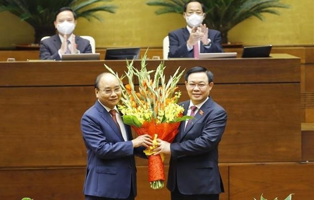 Nguyen Xuan Phuc elected as State President for 2021-2026 ảnh 1