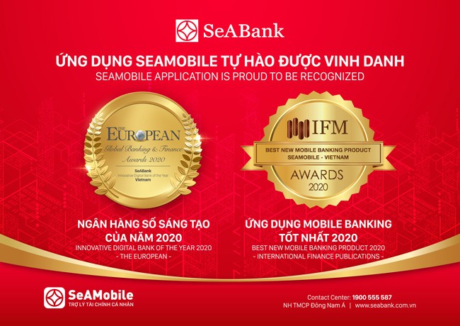 Ứng dụng ngân hàng số SeAMobile nhận nhiều giải thưởng uy tín ảnh 1