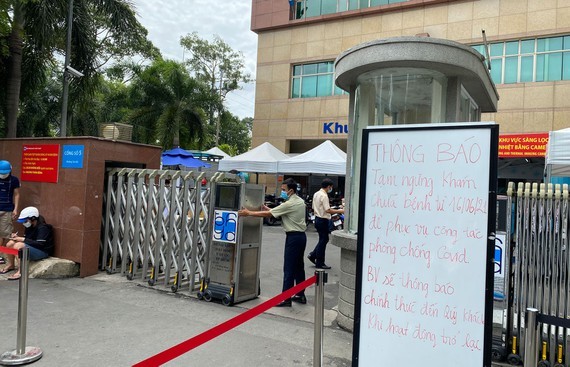 HCMC’s University Hospital of Medicine and Pharmacy stops receiving patients ảnh 1