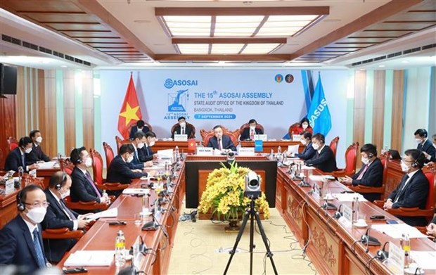 Vietnam chairs opening ceremony of 15th ASOSAI Assembly ảnh 1