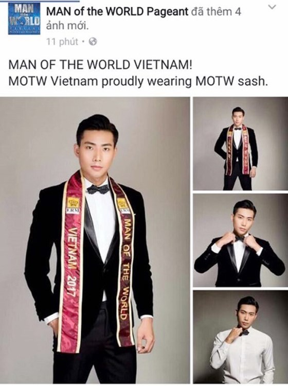 Model Huu Long represents Vietnam at Man of World 2017 ảnh 1