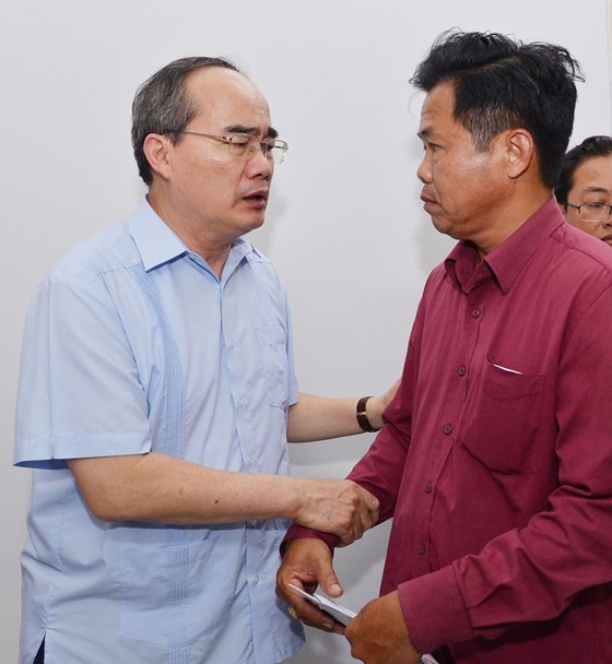 HCMC Party Chief Nhan directs to review firefighting task in condominium ảnh 1