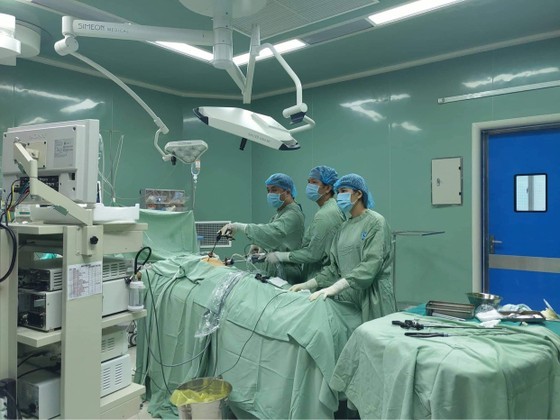 Medical workers perform successful surgery for 8-year-old girl without anus ảnh 1