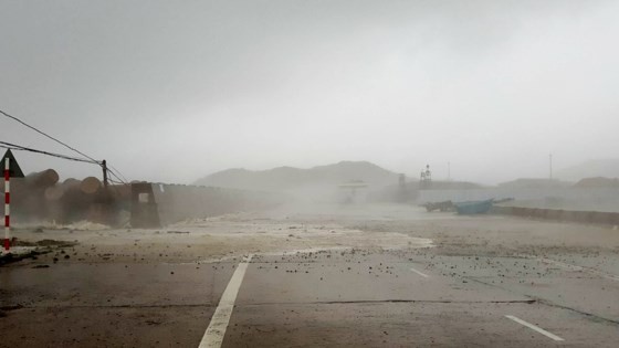 Typhoon Doksuri makes landfall in central provinces  ảnh 5