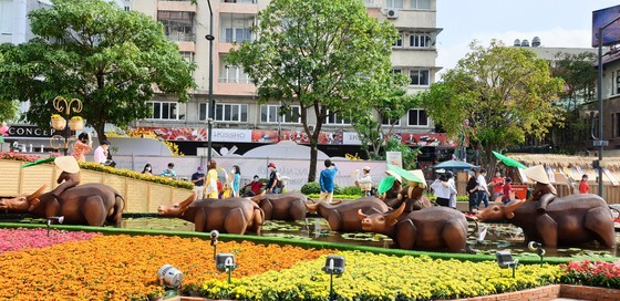 Nguyen Hue Flower Street 2021 opens one more day ảnh 3