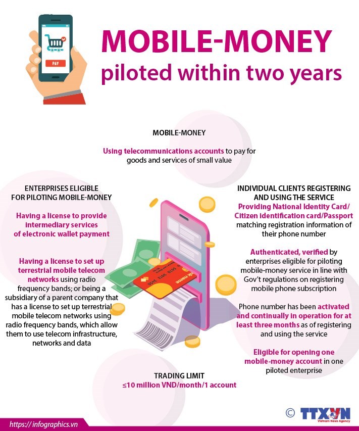 Mobile-money piloted within two years ảnh 1