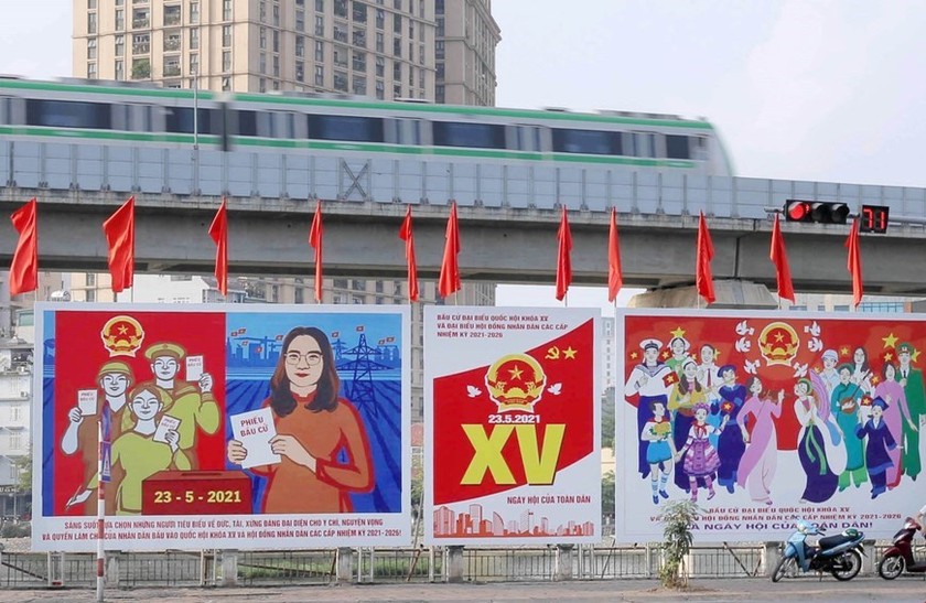 Hanoi welcomes National Assembly election day ảnh 9