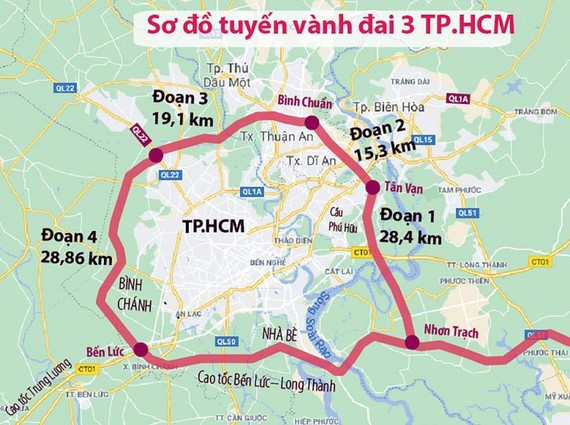  Localities urged implementation progress of Ring Road No.3, No.4 projects  ​ ảnh 1