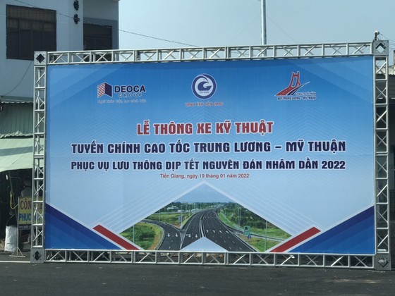 Trung Luong- My Thuan expressway ready before opening day  ảnh 1