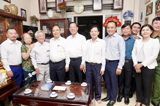 State President visits former Editor-in-chief of SGGP Newspaper ảnh 3