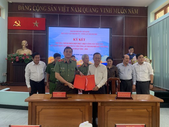 HCMC Commission for Mass Mobilization collaborates with city police  ảnh 1