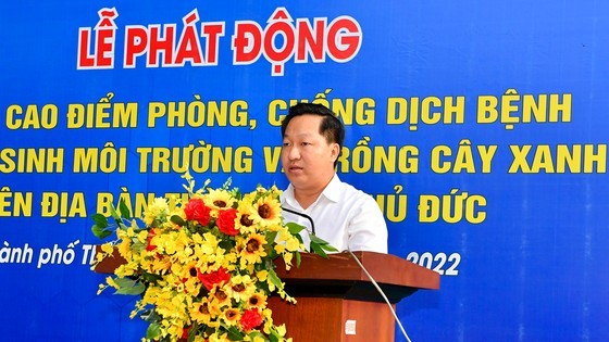 Thu Duc City launches peak month of disease prevention, environmental sanitation ảnh 1