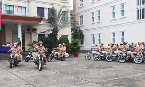 Thu Duc City Police launches peak month of ensuring security, social order ảnh 1