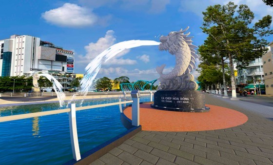 Soc Trang City cancels carp-dragon statue construction, investment project ảnh 1