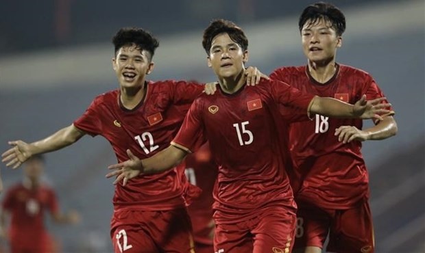 Vietnam beats Chinese Taipei 4-0 in AFC U17 Asian Cup 2023's qualifiers ảnh 1