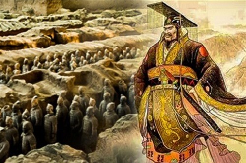 Chân dung Tần Thuỷ Hoàng và khu lăng mộ của ông. Chân dung Tần Thuỷ Hoàng và khu lăng mộ của ông.