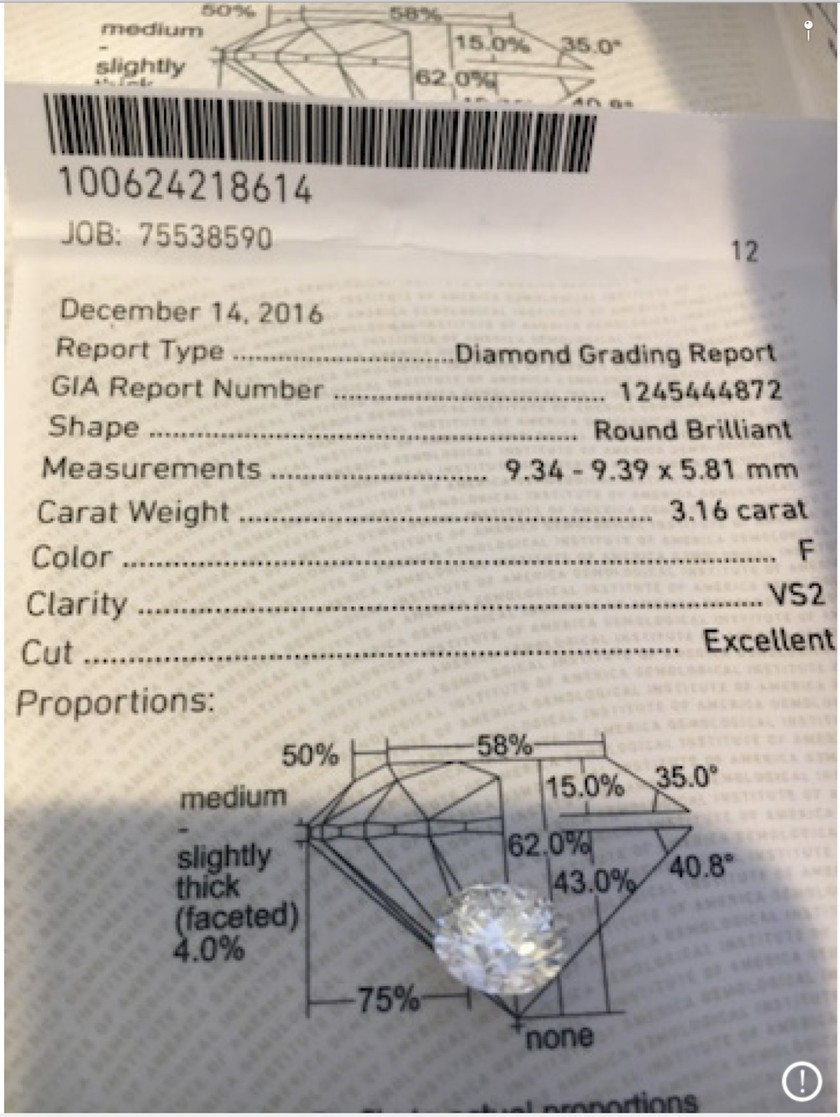 Ye Jianming, chairman of Chinese energy conglomerate CEFC, gives Hunter Biden a 3.16 carat diamond estimated to be worth $80,000