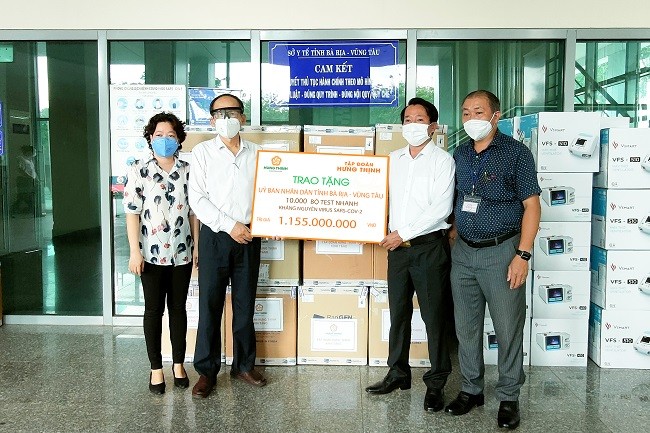 Hưng Thịnh tiếp tục hỗ trợ 11 tỷ đồng cùng nhiều tỉnh, thành chống dịch Covid-19 ảnh 1