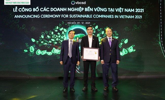 Phuc Khang Corporation đạt top 10 doanh nghiệp bền vững Việt Nam 2021 ảnh 1