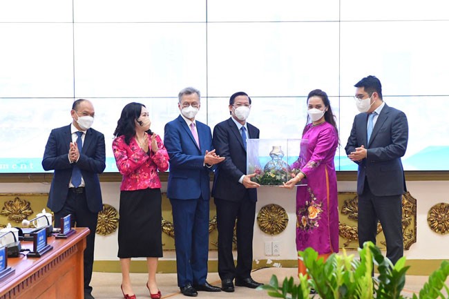 Chủ tịch UBND TPHCM làm việc Tập đoàn Vạn Thịnh Phát và 2 tập đoàn hàng đầu châu Á ảnh 3