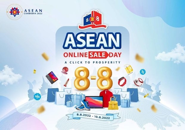 More than 300 businesses attend ASEAN Online Sale Day 2022 ảnh 1