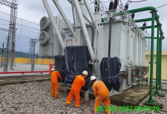 All 500kV electrical lines damaged by Noru fully restored ảnh 1