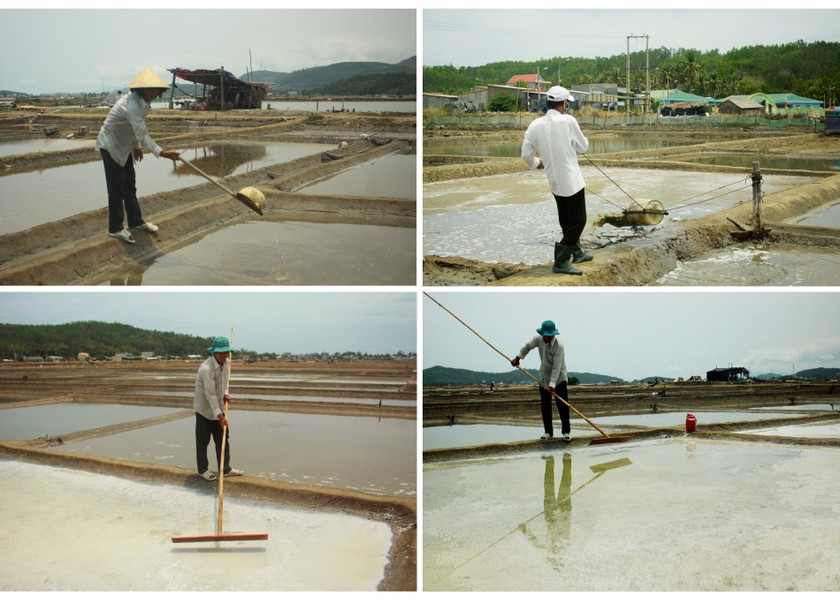 Sa Huynh salt farmers endure falling prices ảnh 5
