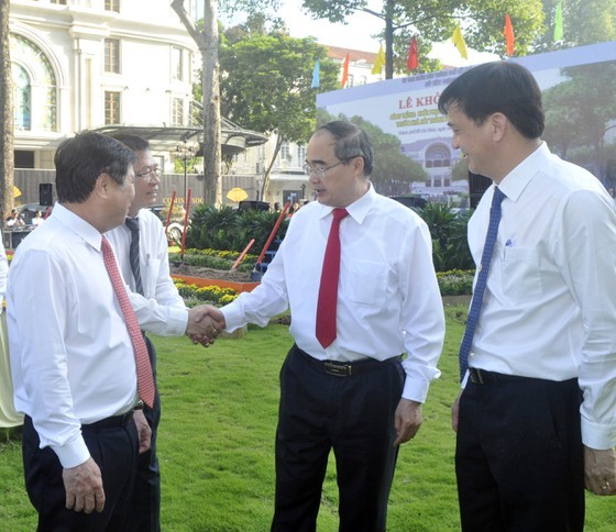 Upgrade, restore project of park in front of HCMC Opera House kicked off ảnh 3