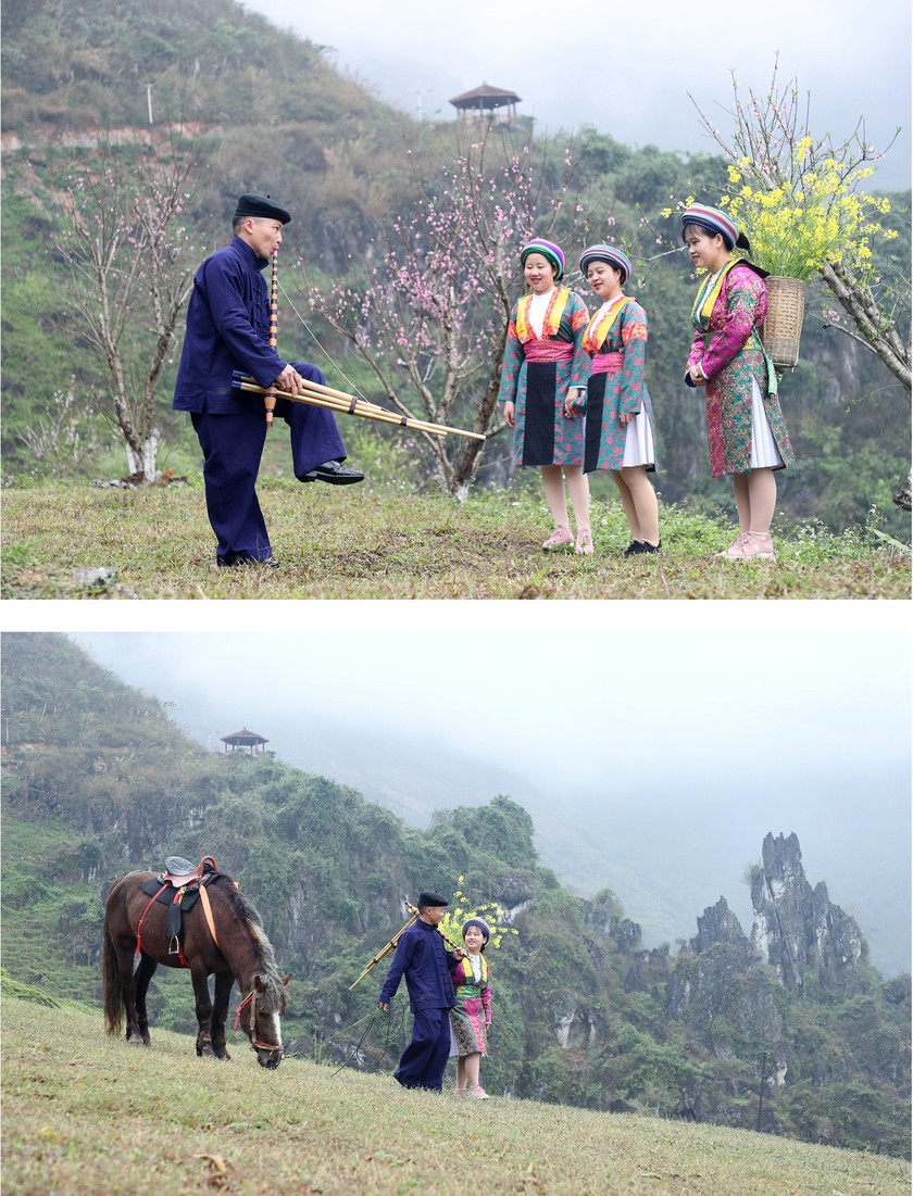 Beauty of women in Ha Giang Province’s plateau of rocks ảnh 12