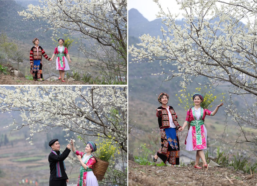 Beauty of women in Ha Giang Province’s plateau of rocks ảnh 14