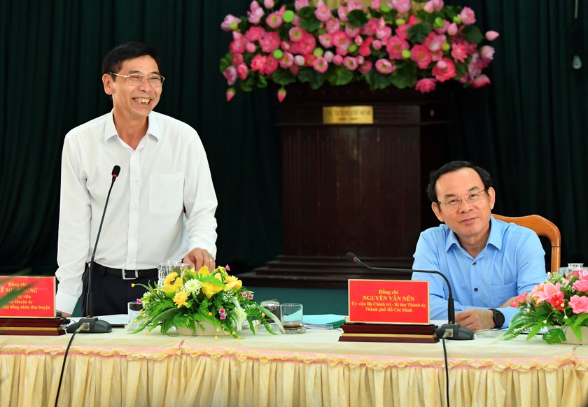Can Gio needs specific resolutions for its growth: HCMC Party Chief ảnh 2