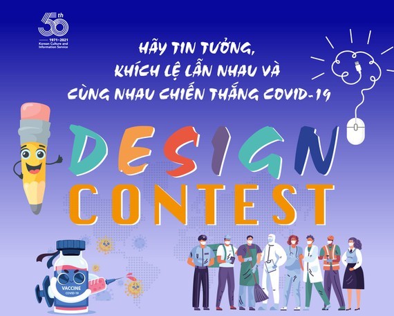 Design competition promoting Korea-Vietnam solidarity in face of virus launched ảnh 1