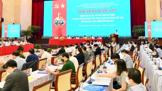 National conference talks new issues in law-governed socialist State building ảnh 4