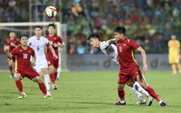Vietnam held in goalless SEA Games 31 football match against Philippines ảnh 1