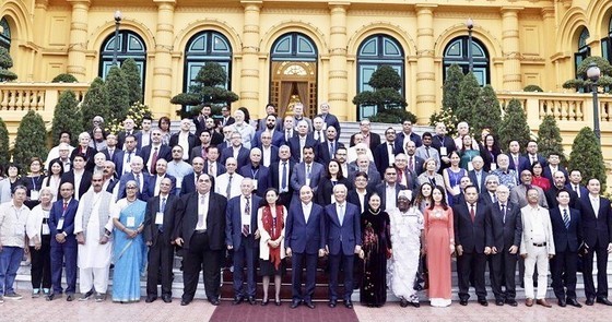 President hosts delegates to WPC's 22nd Assembly ảnh 1